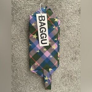 Baggu Dopp Kit Green Star Plaid